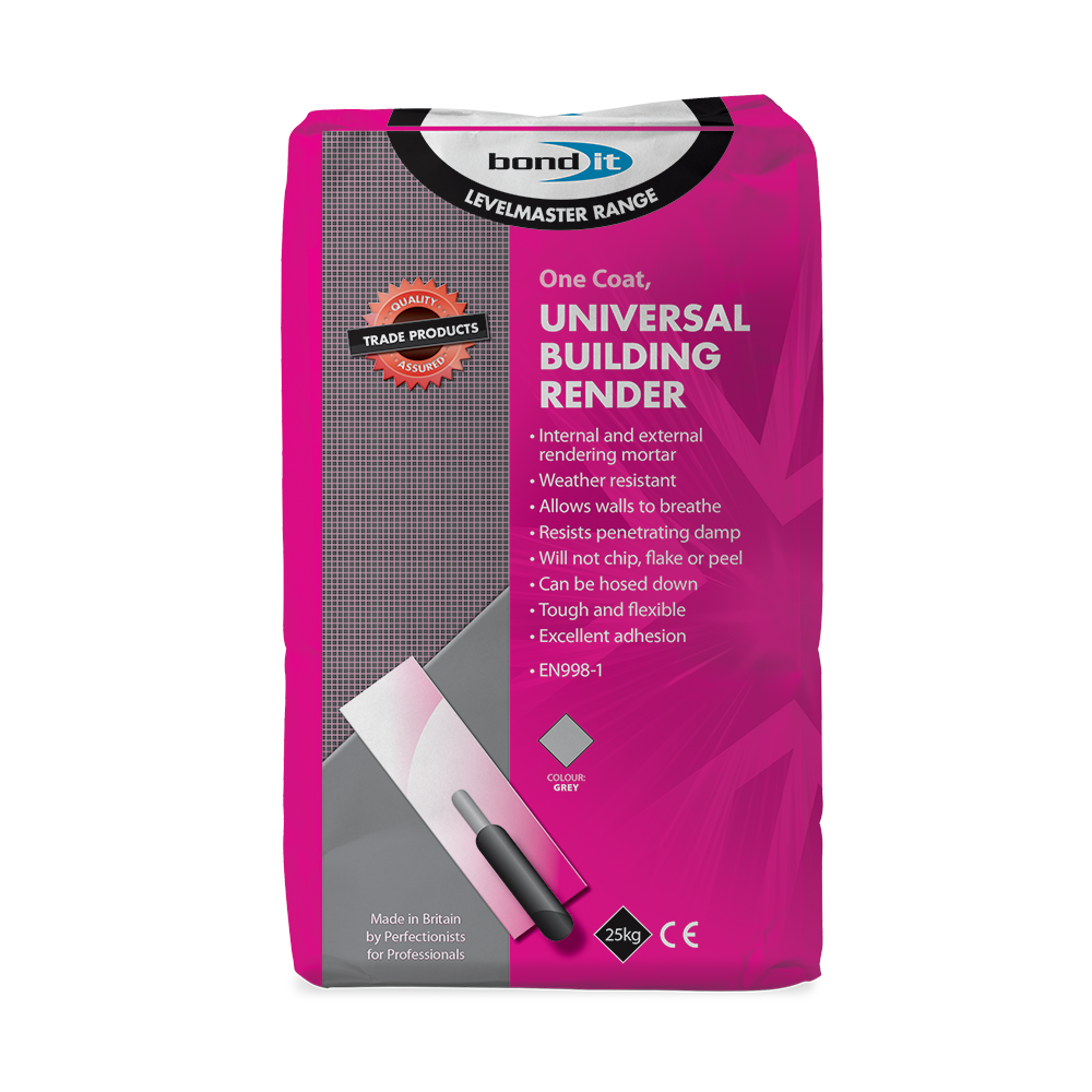 BONDIT UNIVERSAL BUILDING RENDER GREY 25KG st